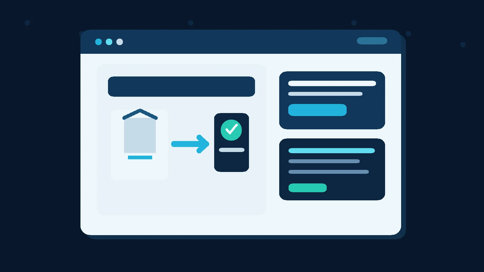 UI illustration of a cash-on-delivery order confirmation flow